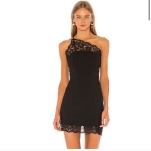 NEW free people black premonitions bodycon dress S